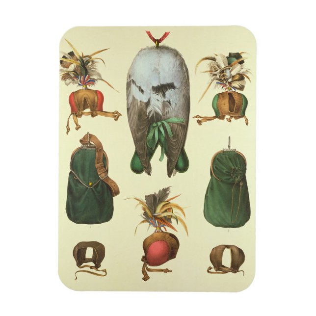 Utrustning för Falconry från "Traite de Fauconneri Magnet (Vertikal)