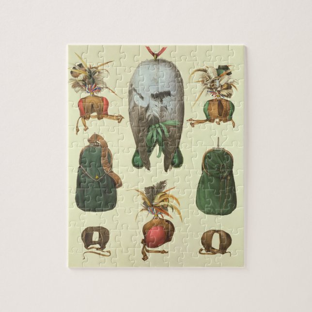 Utrustning för Falconry, från 'Traite de Pussel (Vertikal)