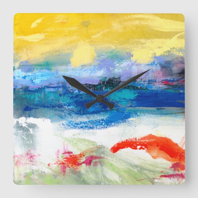 Utrustning i Luft I Fyrkantig Klocka (Framsida)