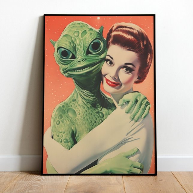Utryckningskonst Väggutskrifter Alien Kärlek Konst Poster (Skapare uppladdad)
