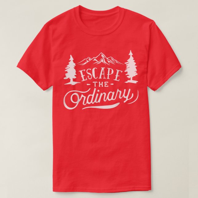 Utrymma den vanliga resan t shirt (Design framsida)