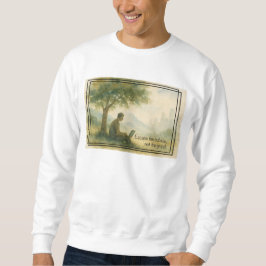 Utrymma det digitala Nomad-fjärrarbetet i Cubicle Lång Ärmad Tröja