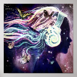 Utrymma in i Fantasy Poster