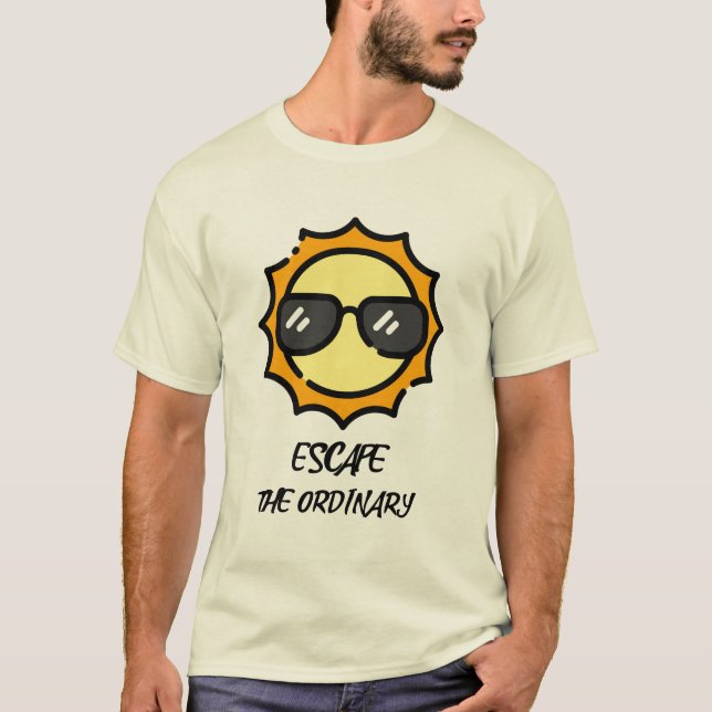 Utrymma min vanliga resa t shirt (Framsida)