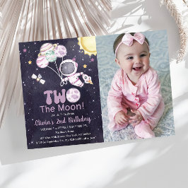 Utrymme 2:a födelsedag andra Resa runt Sol Inbjudningar