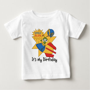 Utrymme Alien 1:a födelsedag Tshirts och gåvor