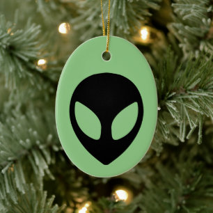 Utrymme Alien Sci Fi Extraterrestrial UFO Julgransprydnad Keramik