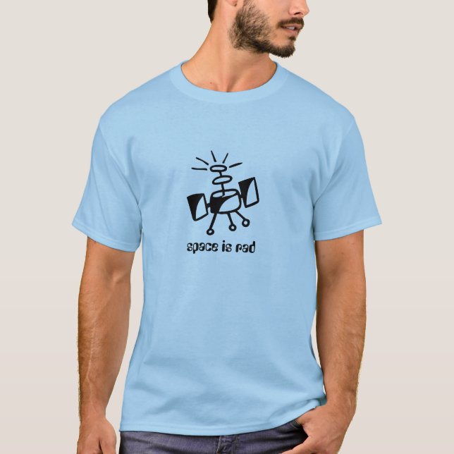 utrymme är rad tee shirt (Framsida)