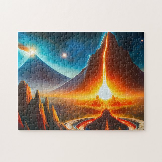 Utrymme Art 1 Enkel grafisk bild Pussel Photo Puzz (Horisontell)