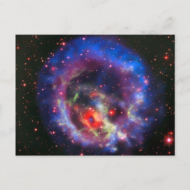 Utrymme, astronomi, supernova, galaxi, NASA Vykort (Framsida)