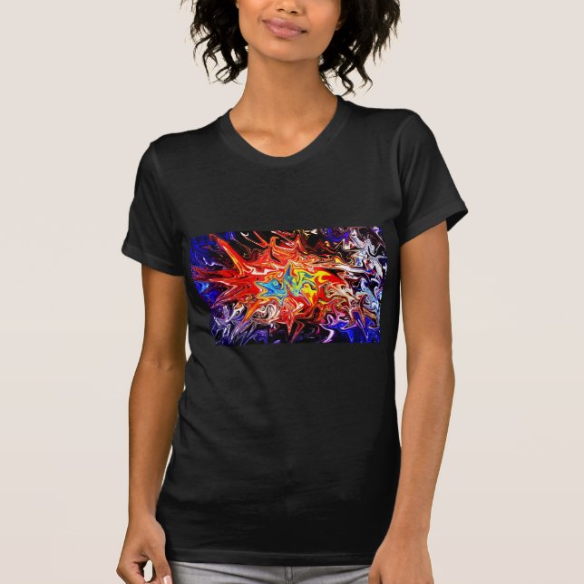 Utrymme av den förhistoriska brandfågeln tee shirt (Framsida)