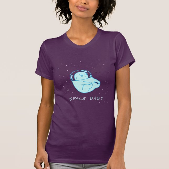 Utrymme Baby T-shirt (Framsida)
