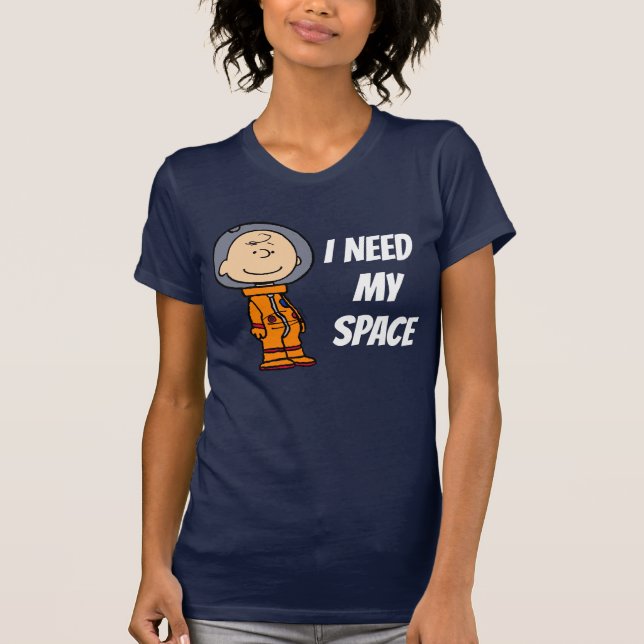 UTRYMME | Charlie Brown Astronaut T Shirt (Framsida)