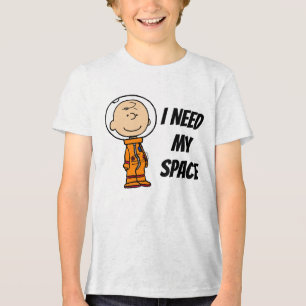 UTRYMME   Charlie Brown Astronaut T Shirt