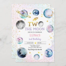 Utrymme Födelsedagsfest 2 Måne 2:a födelsedagen