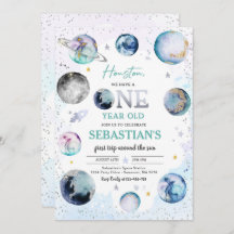 Utrymme Födelsedagsfest Resa före Sol Boy