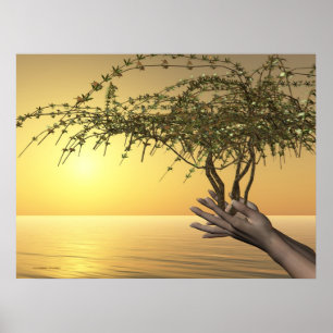 UTRYMME FÖR LIV-UTSKRIFT POSTER