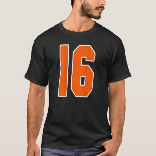 Utrymme för Orange av utskrift, fält 16 för sport T Shirt