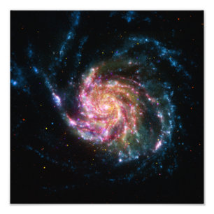 Utrymme för Pinjul Galaxy Spiral Fototryck