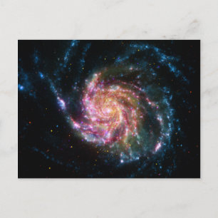 Utrymme för Pinwheelgalaxspiral Vykort