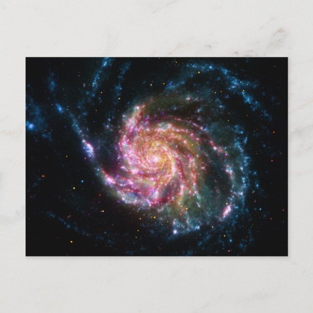 Utrymme för Pinwheelgalaxspiral Vykort (Framsida)