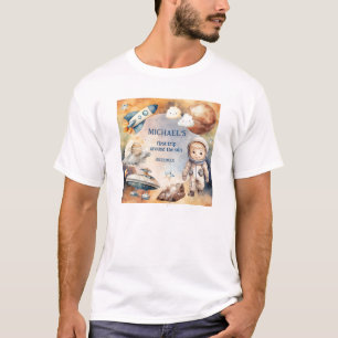 Utrymme först Resa runt Sol:s födelsedagsföräldrar T Shirt