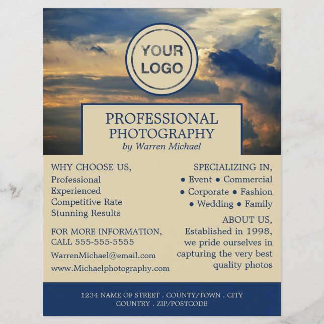 Utrymme, fotografi, fotolåsare reklamblad (Framsidan)