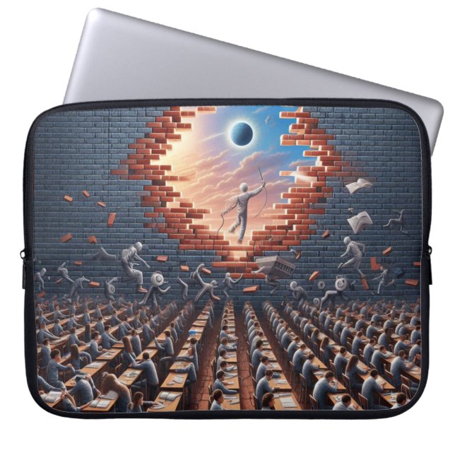 Utrymme från matrisen: Surreal Exam Room Laptop Fodral (Framsidan)