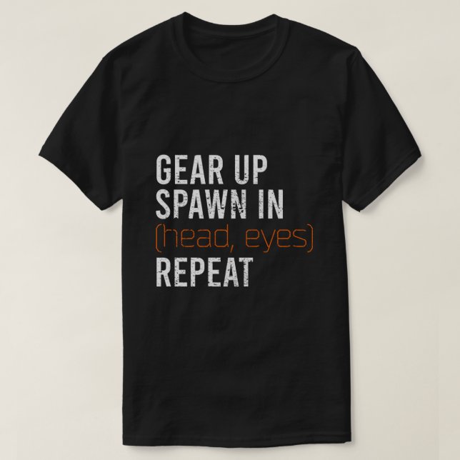 Utrymme från Tarkov Meme Premium Scoop T-Shirt (Design framsida)