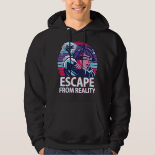 Utrymme från verkligheten, förångning av estetiskt hoodie