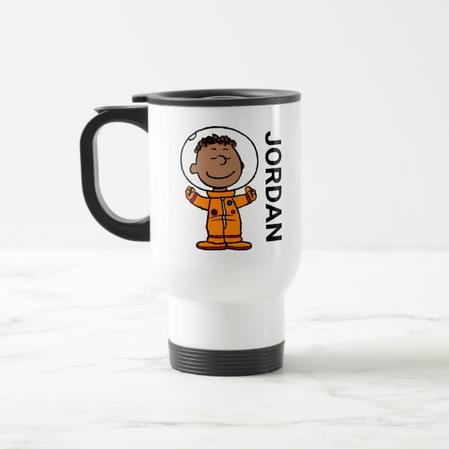 UTRYMME | Franklin Astronaut | Lägg till ditt namn Resemugg (Vänster)