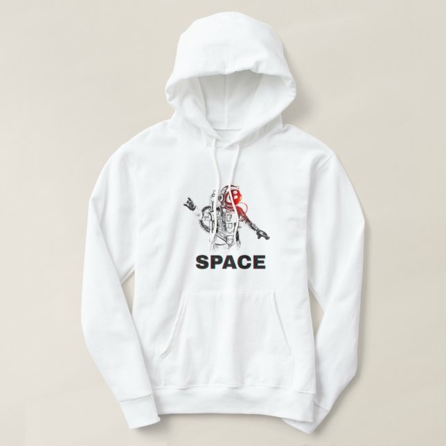 utrymme hoodie (Design framsida)
