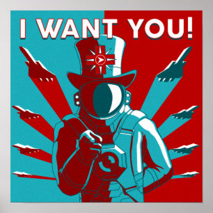 Utrymme Ingenjör Poster - jag vill att du
