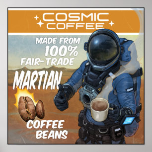 Utrymme Ingenjör Poster - kockekaffe 2