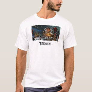 Utrymme iscensätter manar t-skjorta - t shirt