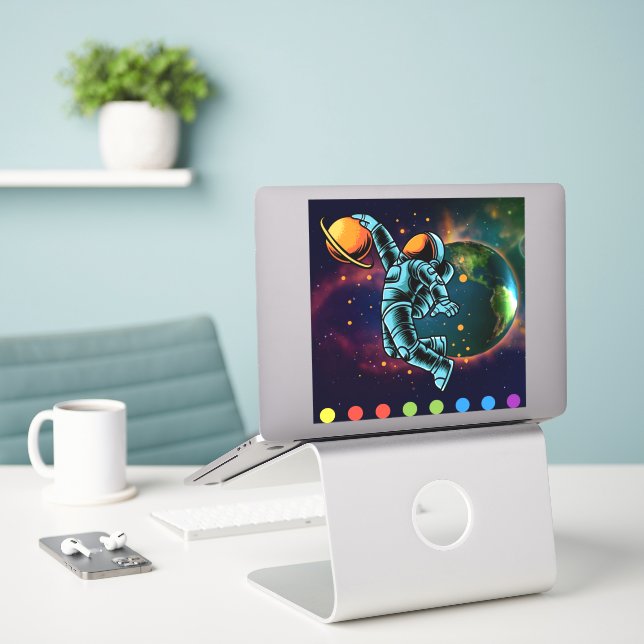 Utrymme Klistermärken (Laptop På Skrivbordet)