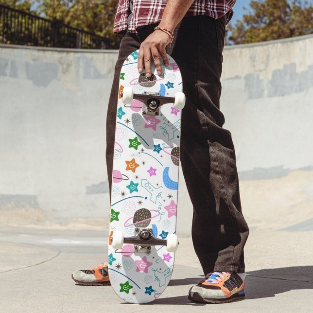 Utrymme Mini Skateboard Bräda 18,5 Cm (Skapare uppladdad)