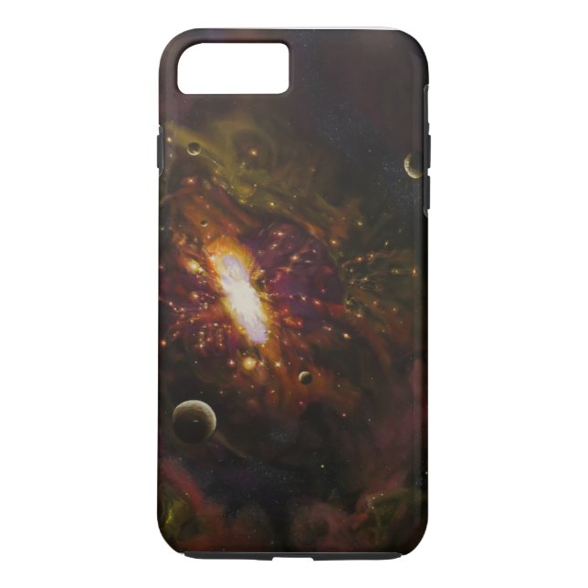 Utrymme, mjölkaktigt vägg Case-Mate iPhone skal (Baksida)