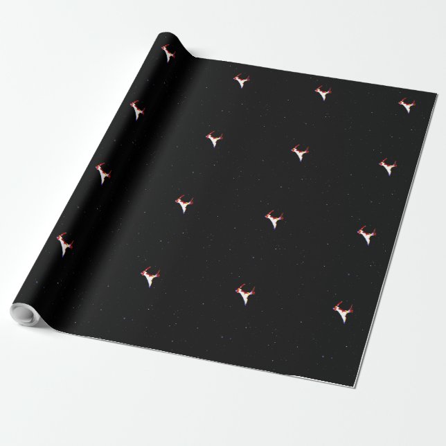 Utrymme Nudibranch som slår in papper Presentpapper (Utrullad)
