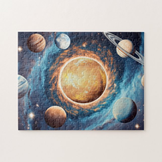 Utrymme Nyligen skådade Puzzles Aesthetic Space Pussel (Horisontell)