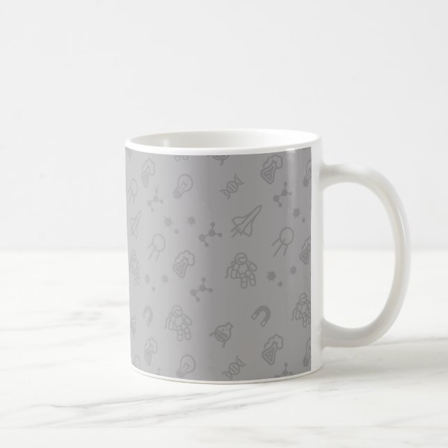 Utrymme- och vetenskapsklotter kaffemugg (Höger)