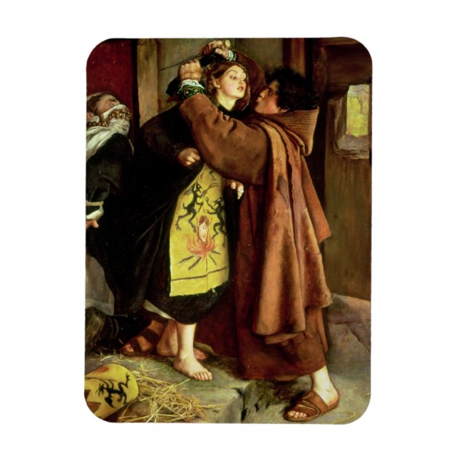 Utrymme of a Heretic, 1559, 1857 (oil on canvas) Magnet (Vertikal)