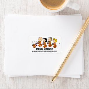UTRYMME   Peanuts Gang Adressetikett