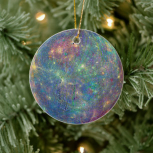 Utrymme/planet/galaxi Julgransprydnad Keramik