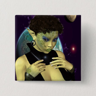 Utrymme Sci-Fi modellerar Knapp