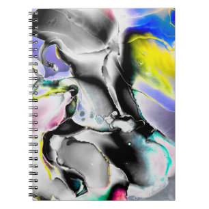 Utrymme. Shiny White Background. Smoke Slate Bild Anteckningsbok