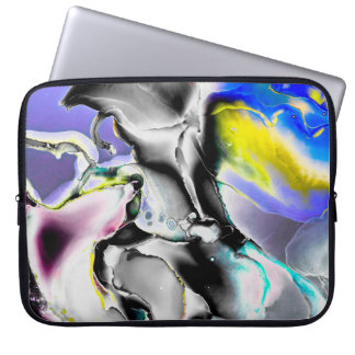 Utrymme. Shiny White Background. Smoke Slate Bild Laptop Fodral
