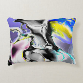 Utrymme. Shiny White Background. Smoke Slate Bild Prydnadskudde