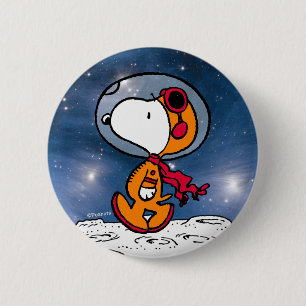 UTRYMME   Snoopy Astronaut Knapp