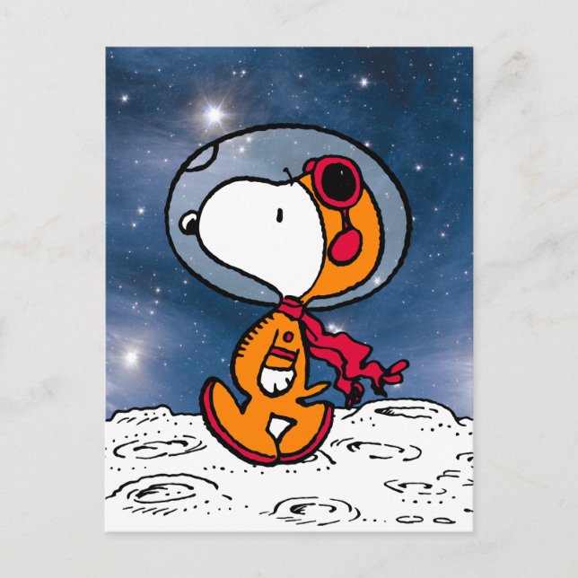 UTRYMME | Snoopy Astronaut Vykort (Framsida)